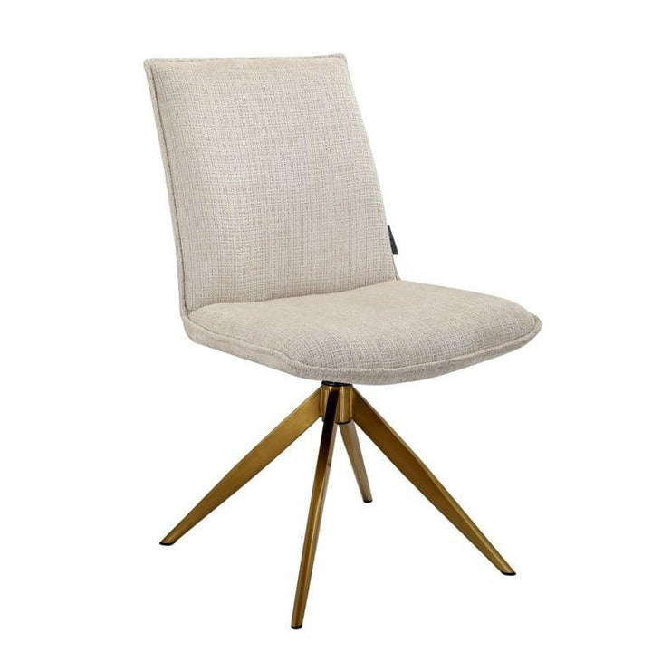 Richmond Interiors Chenille Drehstuhl Dakota | Beige