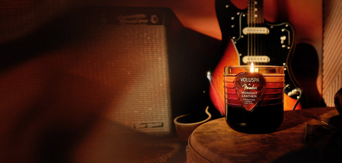Voluspa Midnight Leather Kollektion