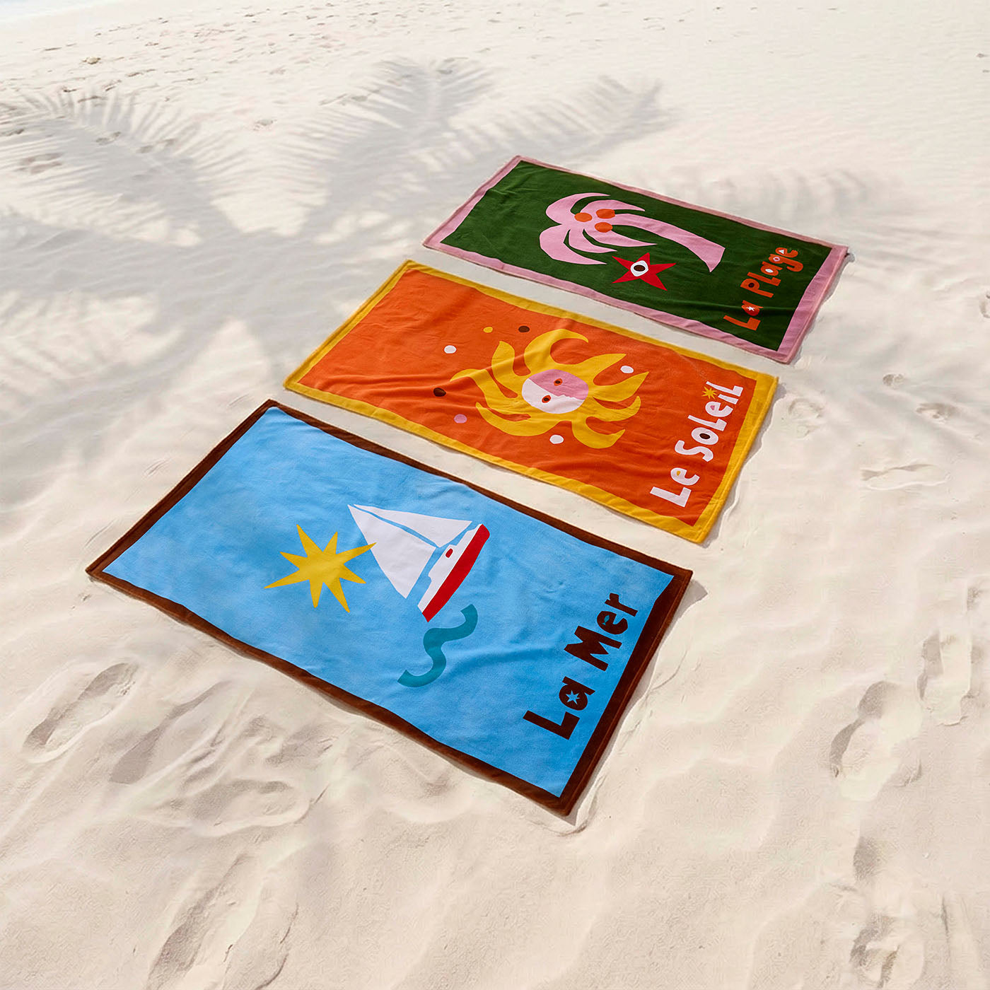 Jonathan Adler Strandtuch Playa La Mer | 102x178 cm