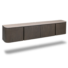 Richmond Interiors Wall TV Lowboard Nando 4-Door | Brown