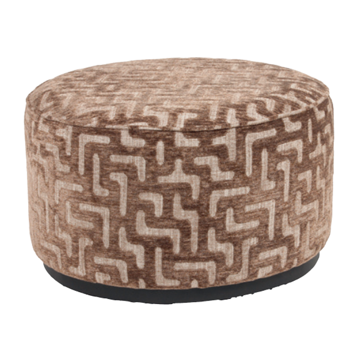 Richmond Interiors runder Hocker Lexie Braun | ø 70 cm