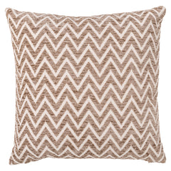 Richmond Interiors Cushion Nino With Chevron Pattern Sand | 50x50 cm