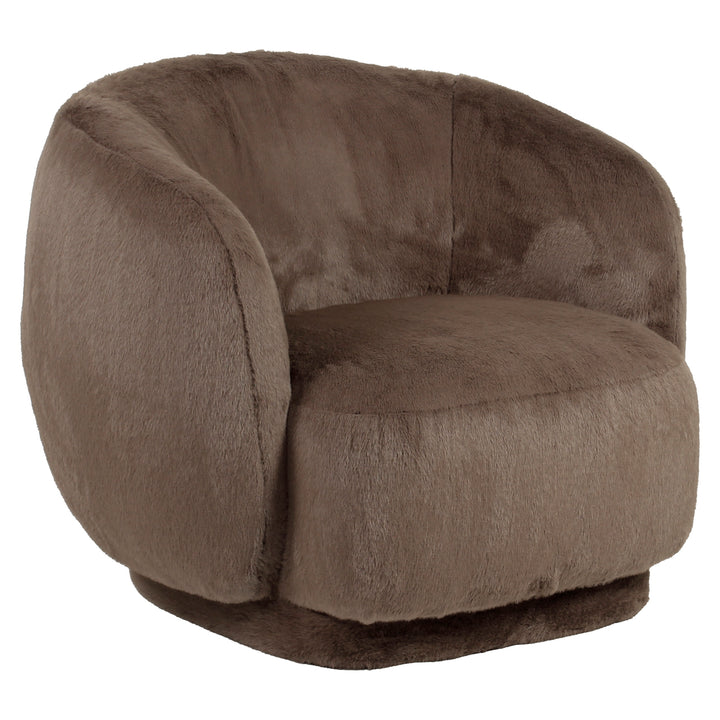 Richmond Interiors Faux Fur Sessel Negreslo | Braun