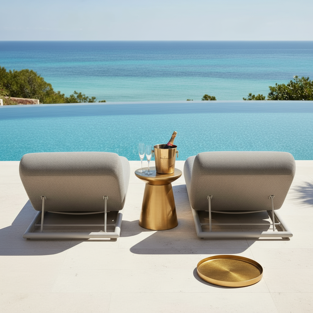 Richmond Interiors Outdoor Daybed Sullivan | Greige