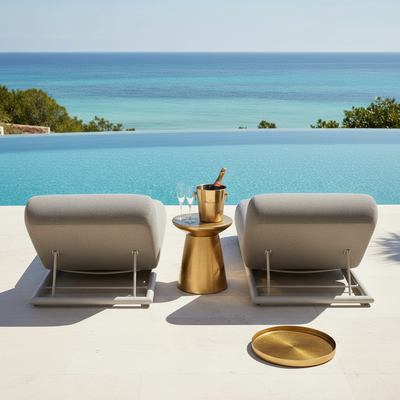 Richmond Interiors Outdoor Daybed Sullivan | Greige