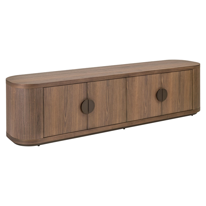 Richmond Interiors TV Lowboard Windsor Walnuss | 4-türig