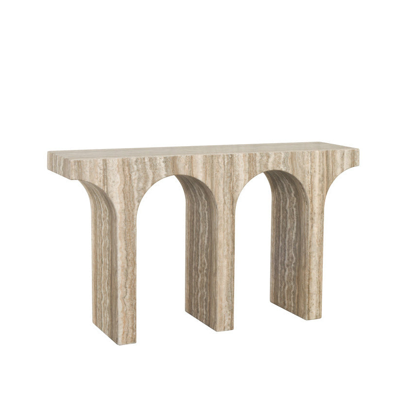 Richmond Interiors Marmor Konsolentisch Dulce | Grau