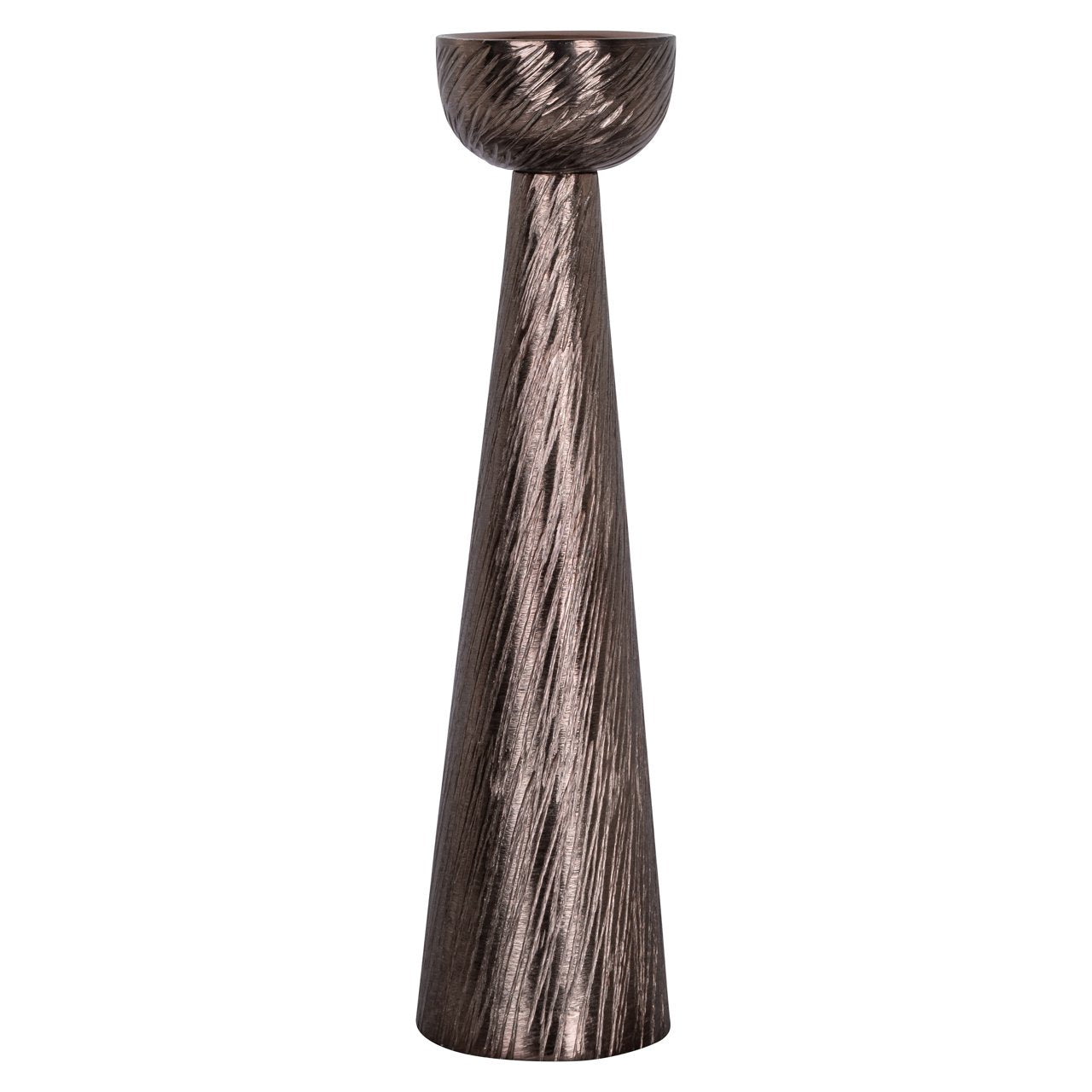 Richmond Interiors Kerzenständer Saphira smoke | H 43 cm