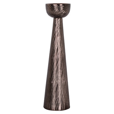 Richmond Interiors Kerzenständer Saphira smoke | H 43 cm