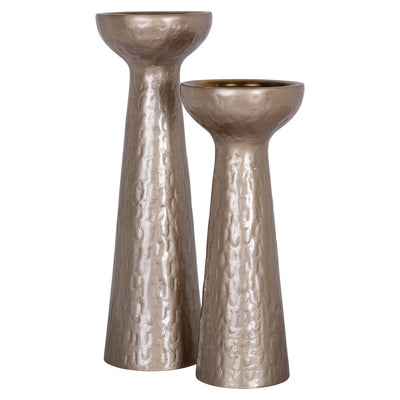 Richmond Interiors Kerzenständer Juana beige | H 48 cm