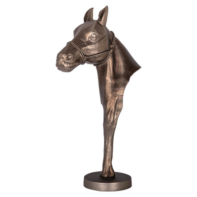 Richmond Interiors Deko-Objekt Skulptur Pferdekopf Jolly | Bronze