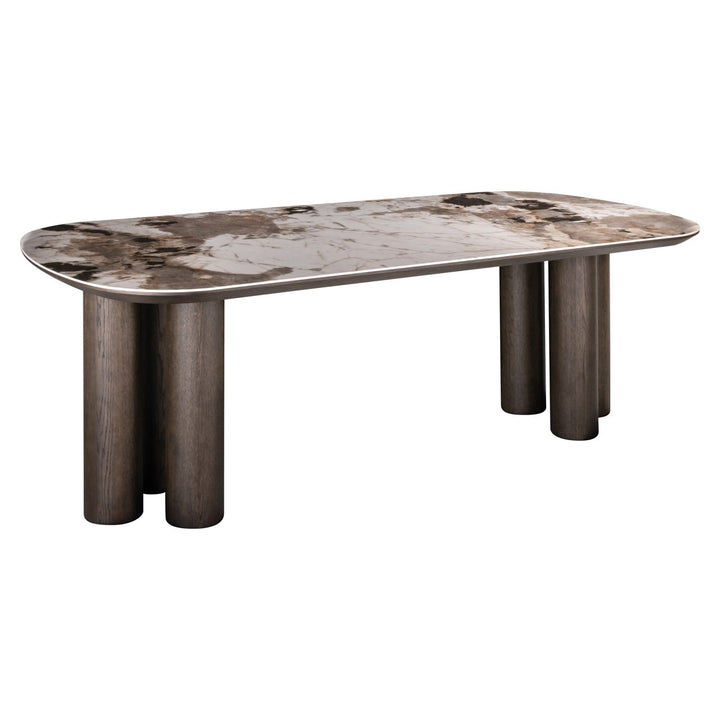 Richmond Interiors Keramik-Esstisch Langford braun | 230 cm
