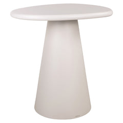 Richmond Interiors organischer Bartisch Bloomstone Weiß | H 107 cm