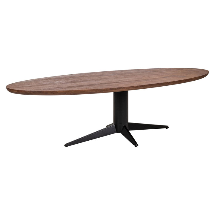 Richmond Interiors ovaler Esstisch Stafford braun | 280 cm
