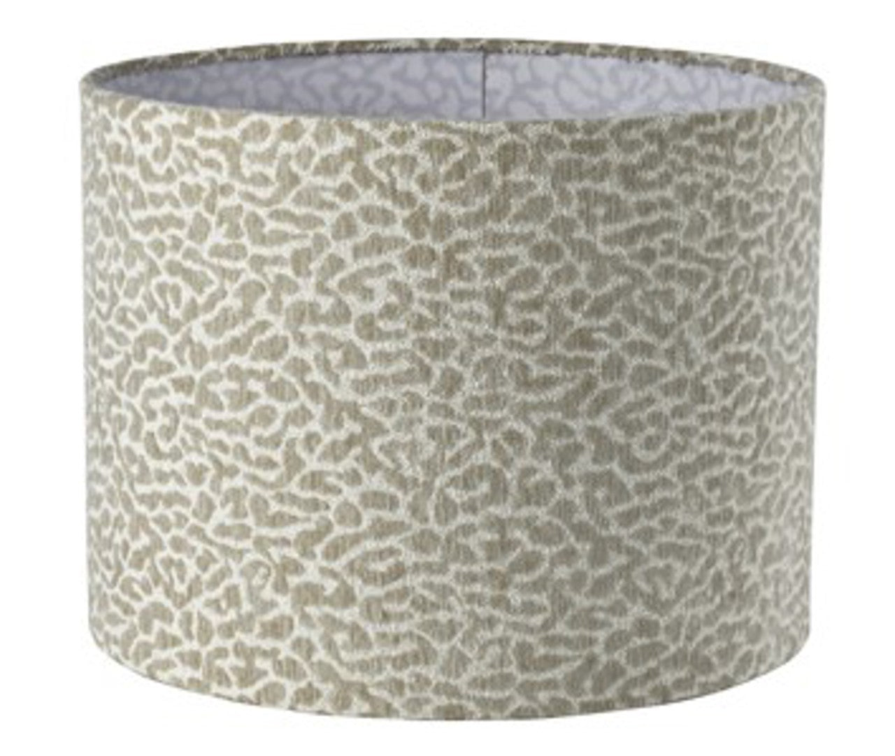 Richmond Interiors runder Lampenschirm Zena beige leopard | ø 50 cm