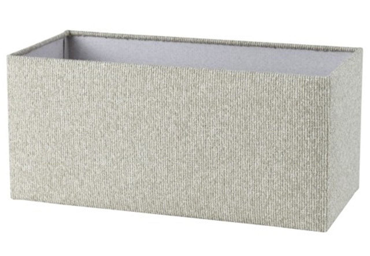 Richmond Interiors rechteckiger Lampenschirm Zera biscotti | 55x25 cm