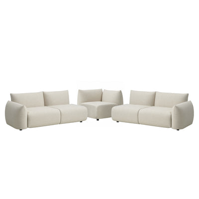 Richmond Interiors modulares Outdoor Garten Ecksofa Dawson | beige alpine