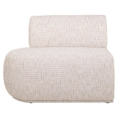 Richmond Interiors Modular Dining Bench Sorrobon Left | Cream