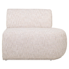 Richmond Interiors Modular Dining Bench Sorrobon Right | Cream