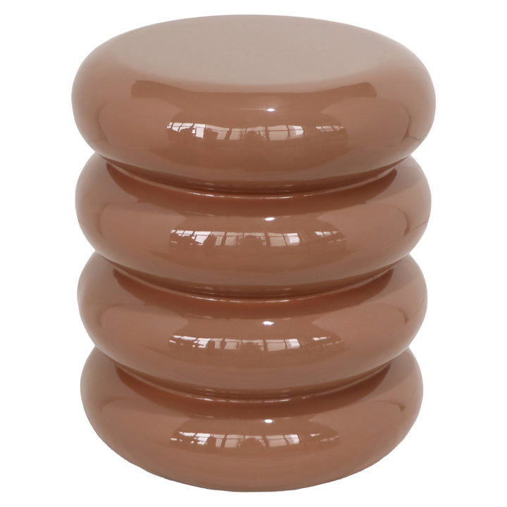 Richmond Interiors runder Hocker & Beistelltisch Indie | Mocha Mousse