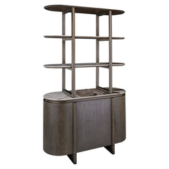 Richmond Interiors Étagère Langford avec 3 Portes | Marron