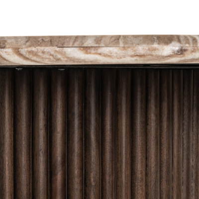 Richmond Interiors Marmor-Schreibtisch Rashford