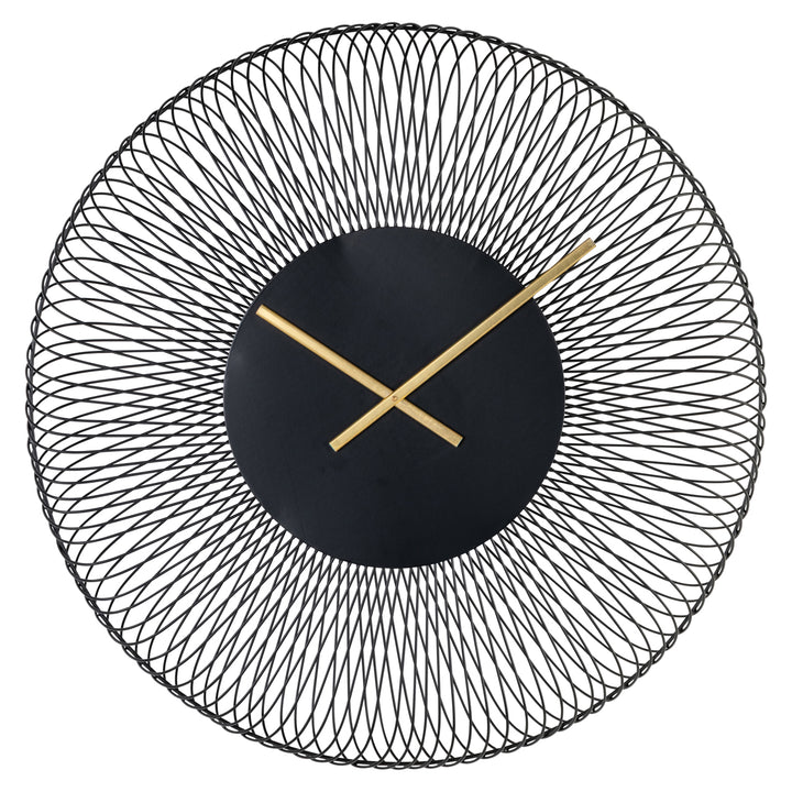 Richmond Interiors Wanduhr Blunt | Schwarz