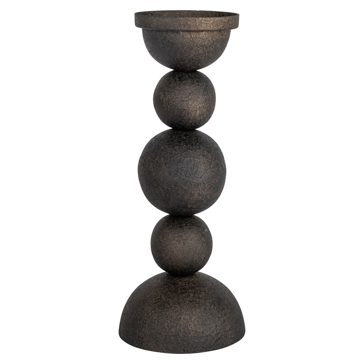 Richmond Interiors Kerzenständer Jersey Antik Messing | H 32 cm
