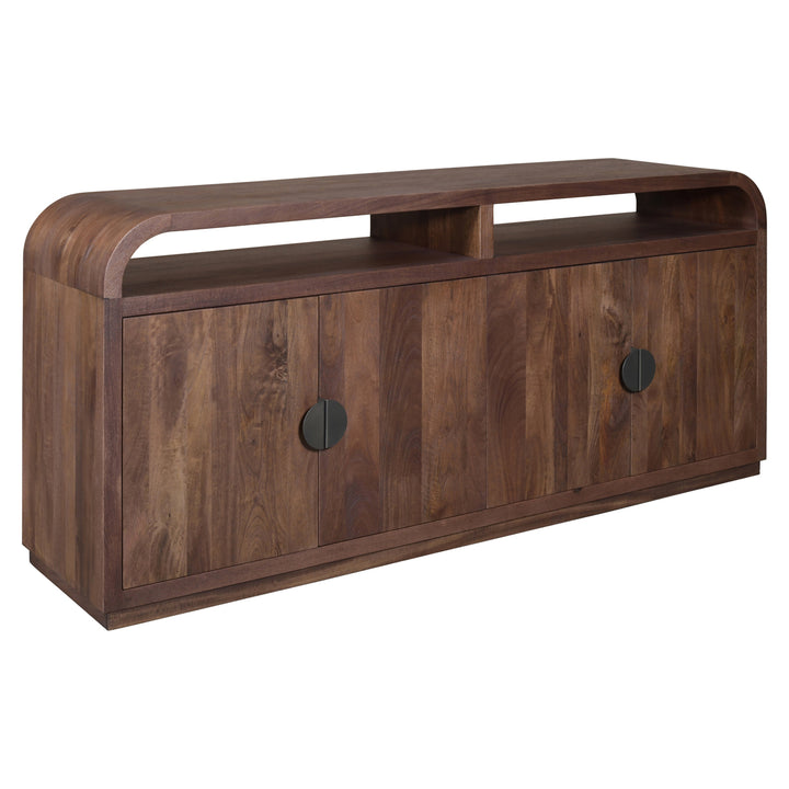 Richmond Interiors Sideboard Baldwin Rotbraun | 4-türig