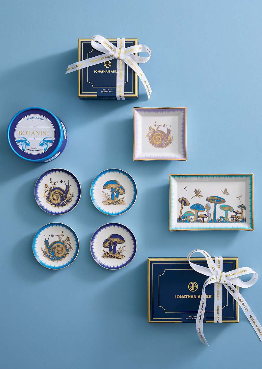 Jonathan Adler Ablageschale Botanist Mushroom Rectangle Tray