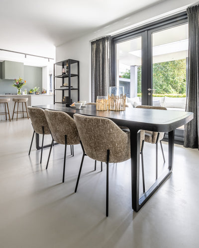 Richmond Interiors Esszimmerstuhl Fay | Beige