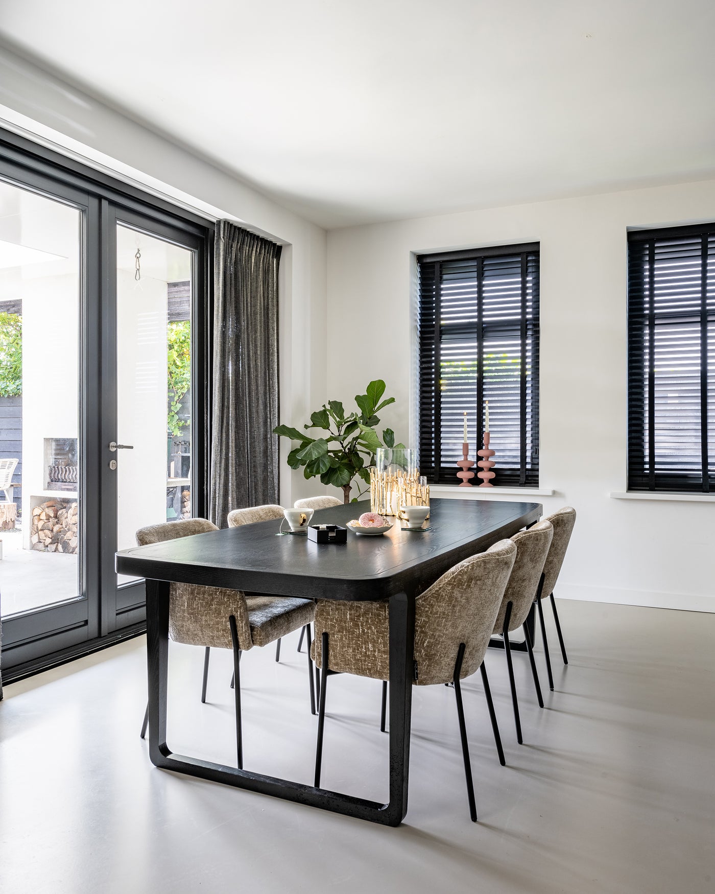 Richmond Interiors Esszimmerstuhl Fay | Beige