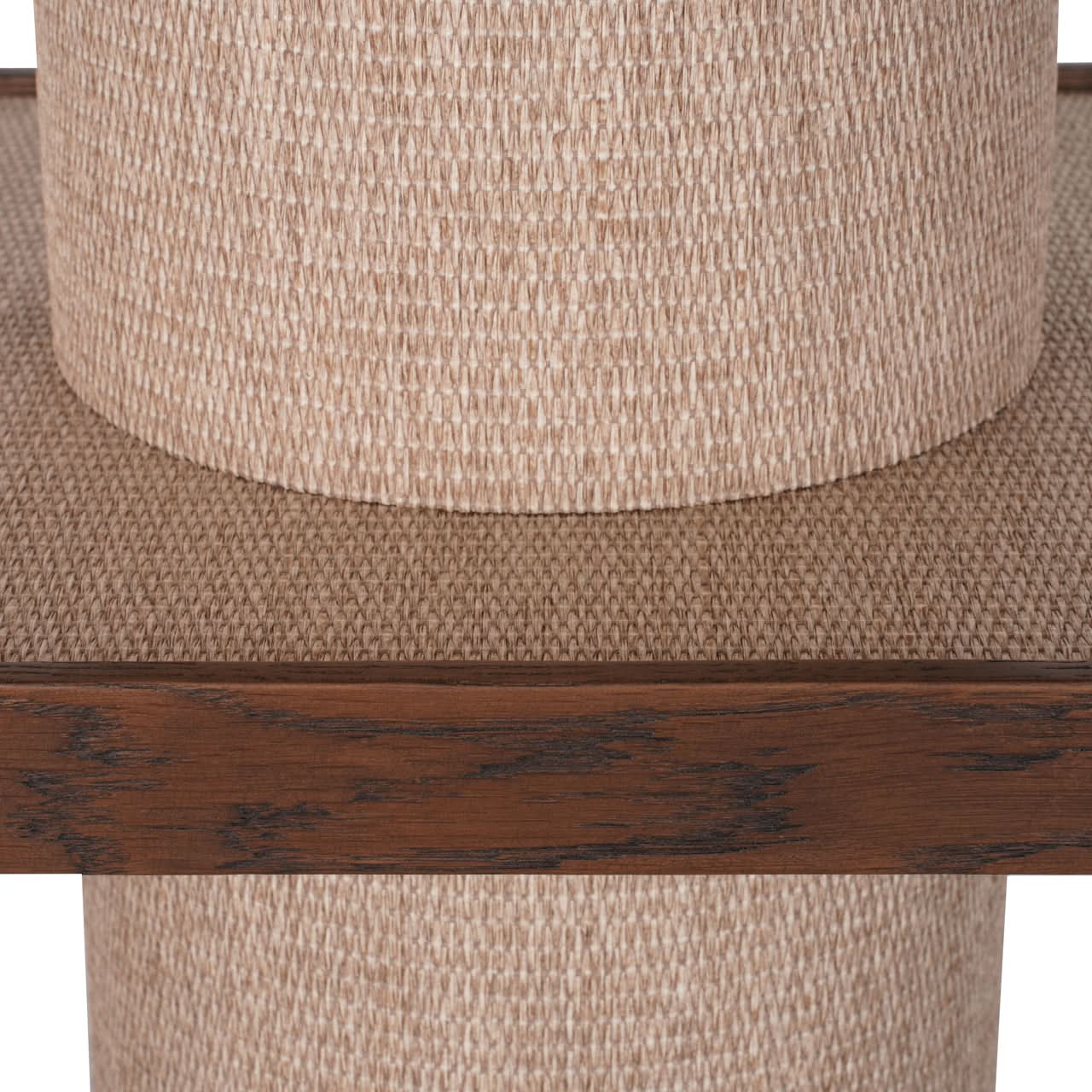 Richmond Interiors offenes Regal Willox mit Leinen | H 180 cm