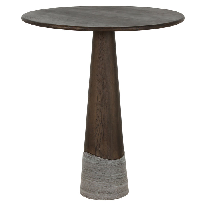 Richmond Interiors Marmor-Bartisch Harper Rauchgrau | H 93 cm