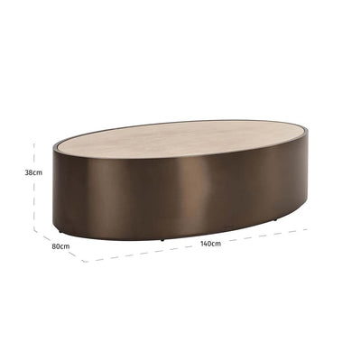Richmond Interiors Runder Couchtisch Bonanza