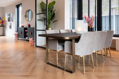 Richmond Interiors Runder Spiegel Maevy gold | ø 110 cm