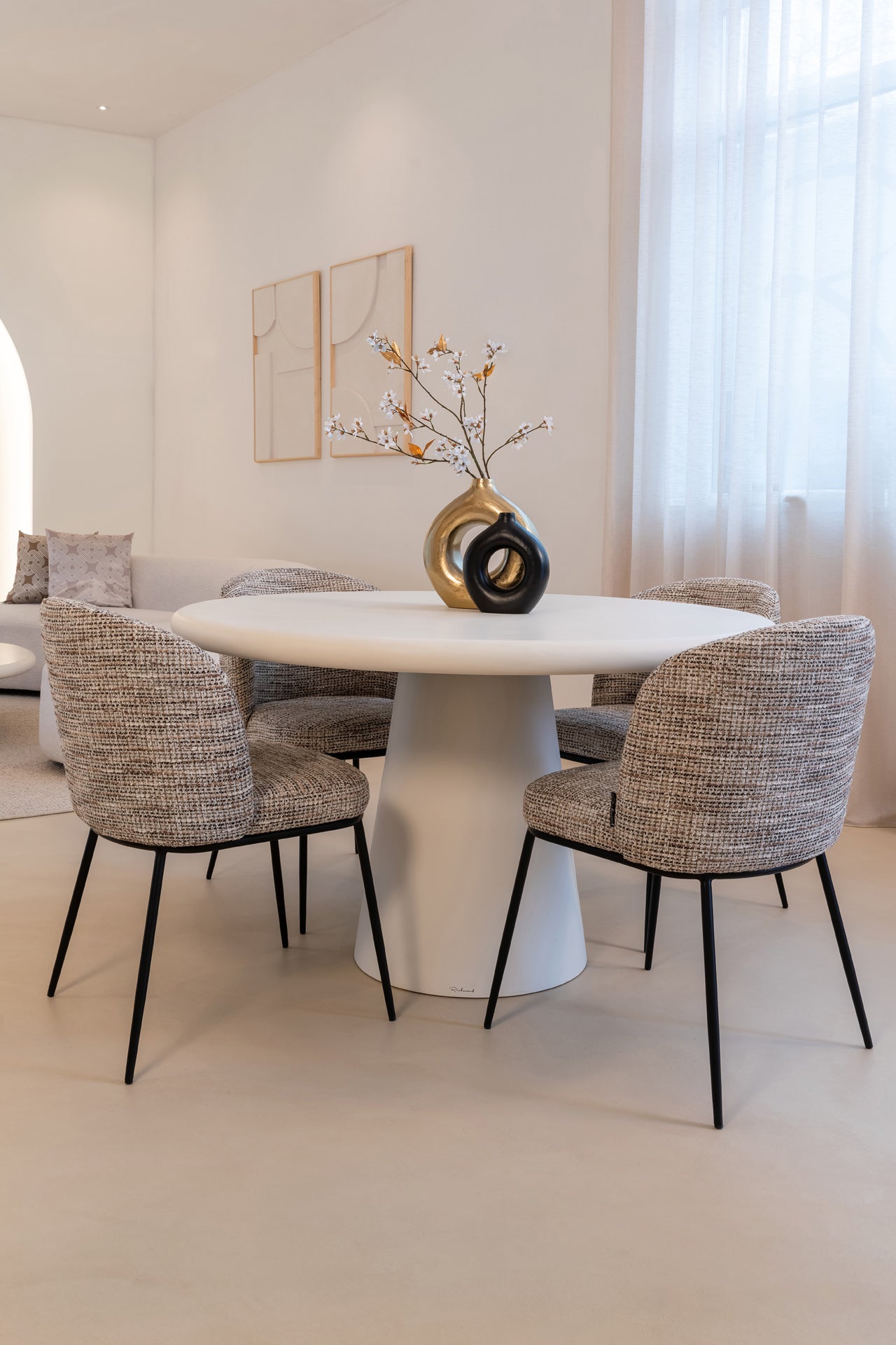 Richmond Interiors 2er Set Esszimmerstuhl Elvi | Nature