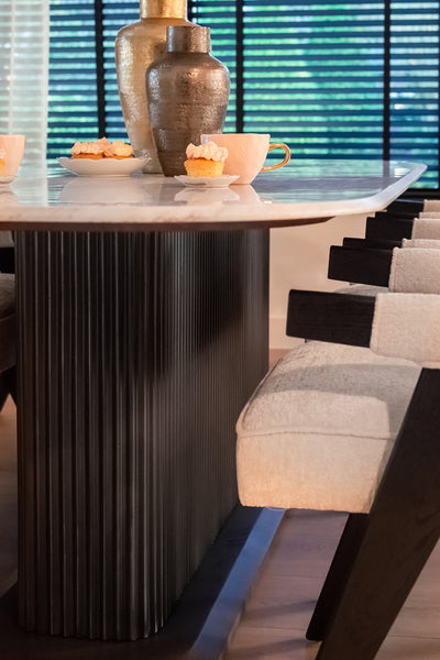 Richmond Interiors Chenille Armchair Cooper | White