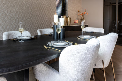 Richmond Interiors Esszimmerstuhl Amber | Fusion 02 Cream