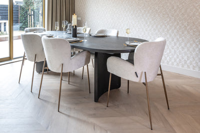 Richmond Interiors Esszimmerstuhl Amber | Fusion 02 Cream