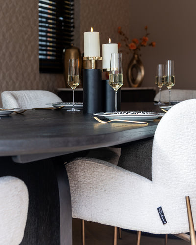 Richmond Interiors Esszimmerstuhl Amber | Fusion 02 Cream