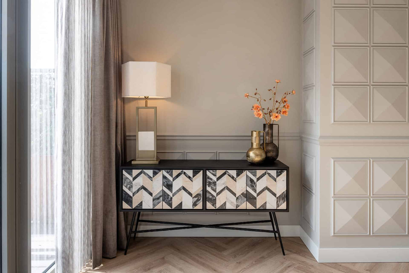 Richmond Interiors Vase Leia | klein | Gold