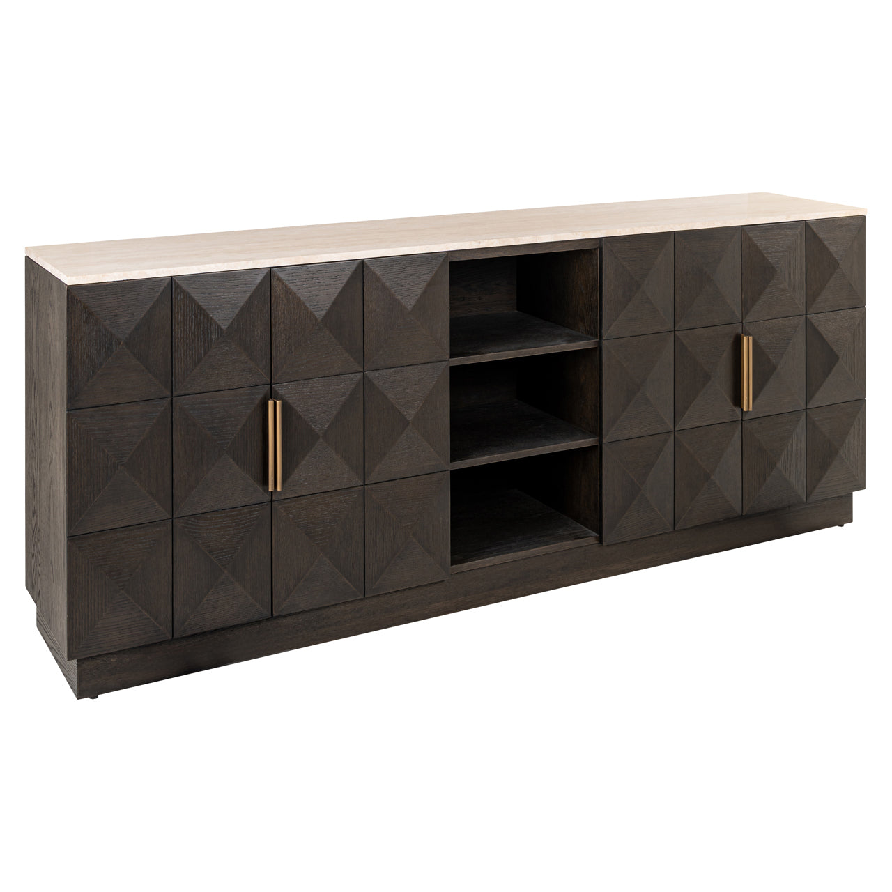 Richmond Interiors Sideboard Claremont Braun | 4-türig