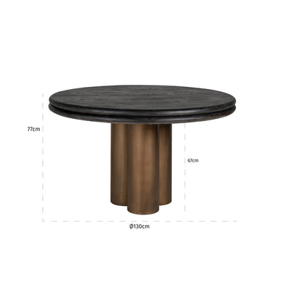 Richmond Interiors Round dining table macaron | ø 130 cm