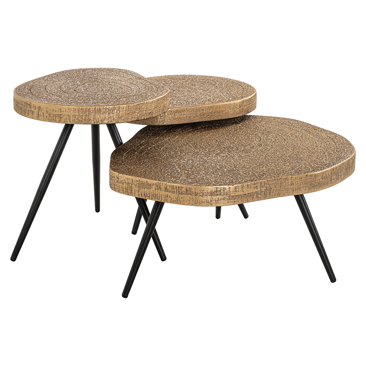 Richmond Interiors 3er Set Couchtisch Symba