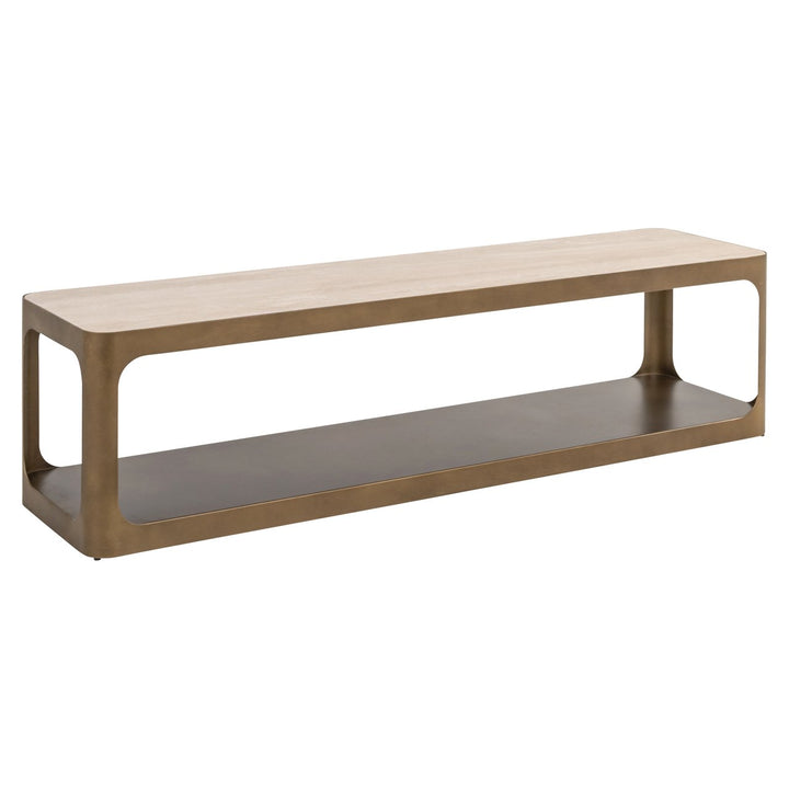 Richmond Interiors 2-in-1 TV-Lowboard Claridge | Brushed Gold