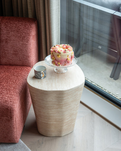 Richmond Interiors Beistelltisch Fictus Travertin