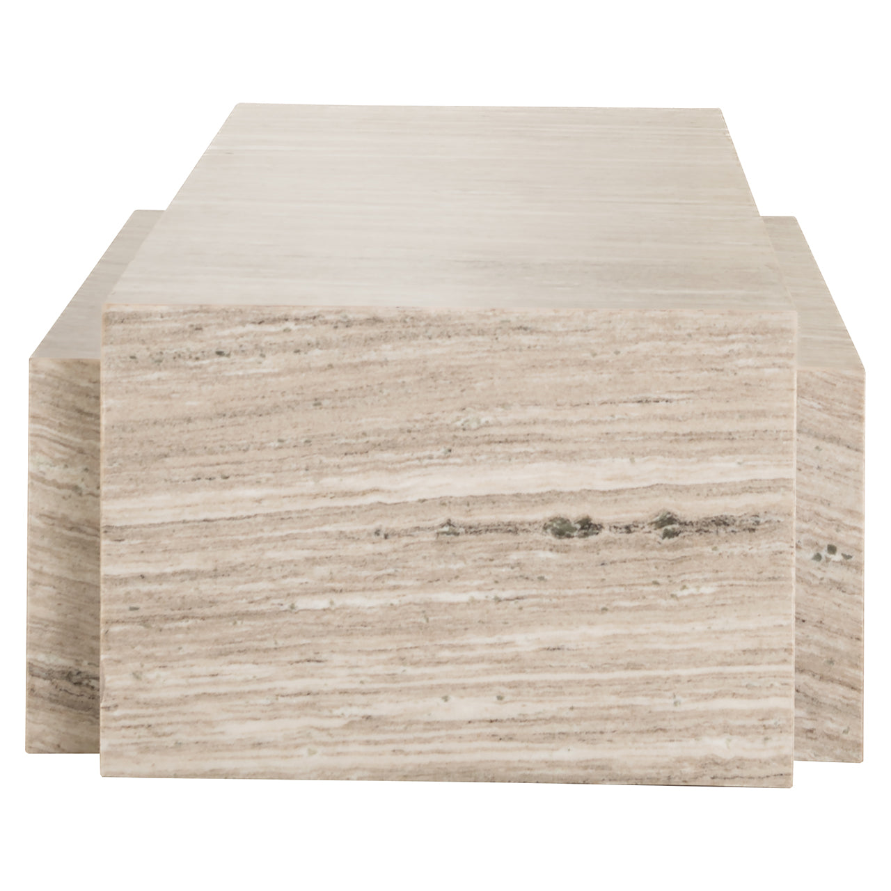 Richmond Interiors 2er Set Marmor-Couchtisch Novaz | Sand