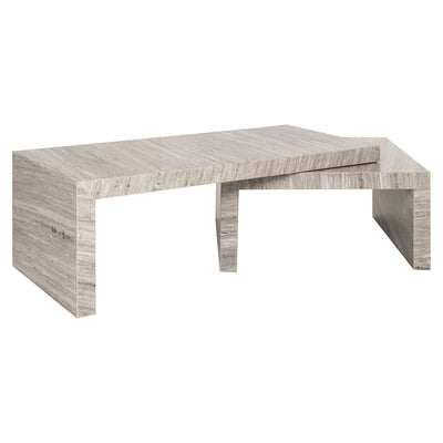 Richmond Interiors 2er Set Marmor-Couchtisch Novaz | Sand