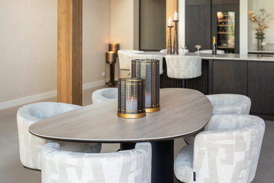 Richmond Interiors Dreh-Esszimmerstuhl Cheyenne | crème